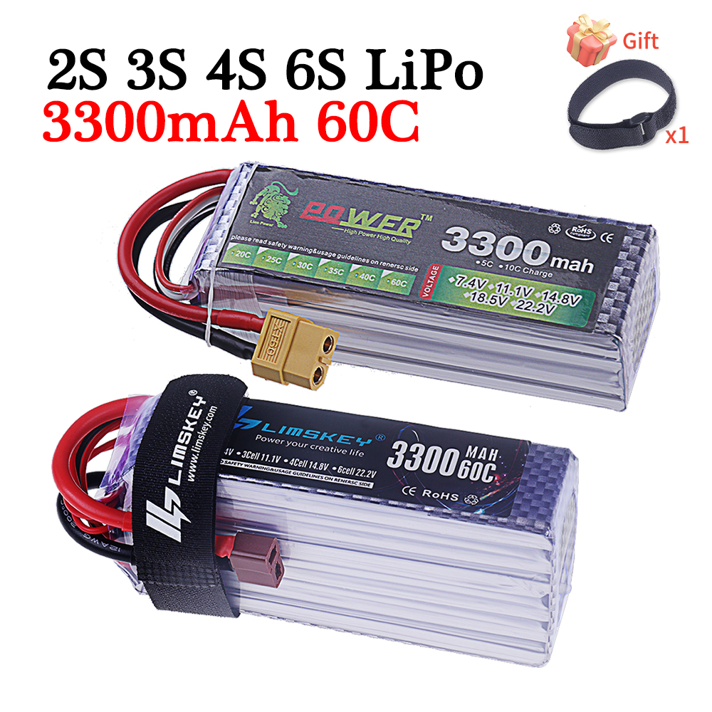 60C Lipo Battery 3300mAh 7.4V  - Drone Battery 6S recensie en prijs