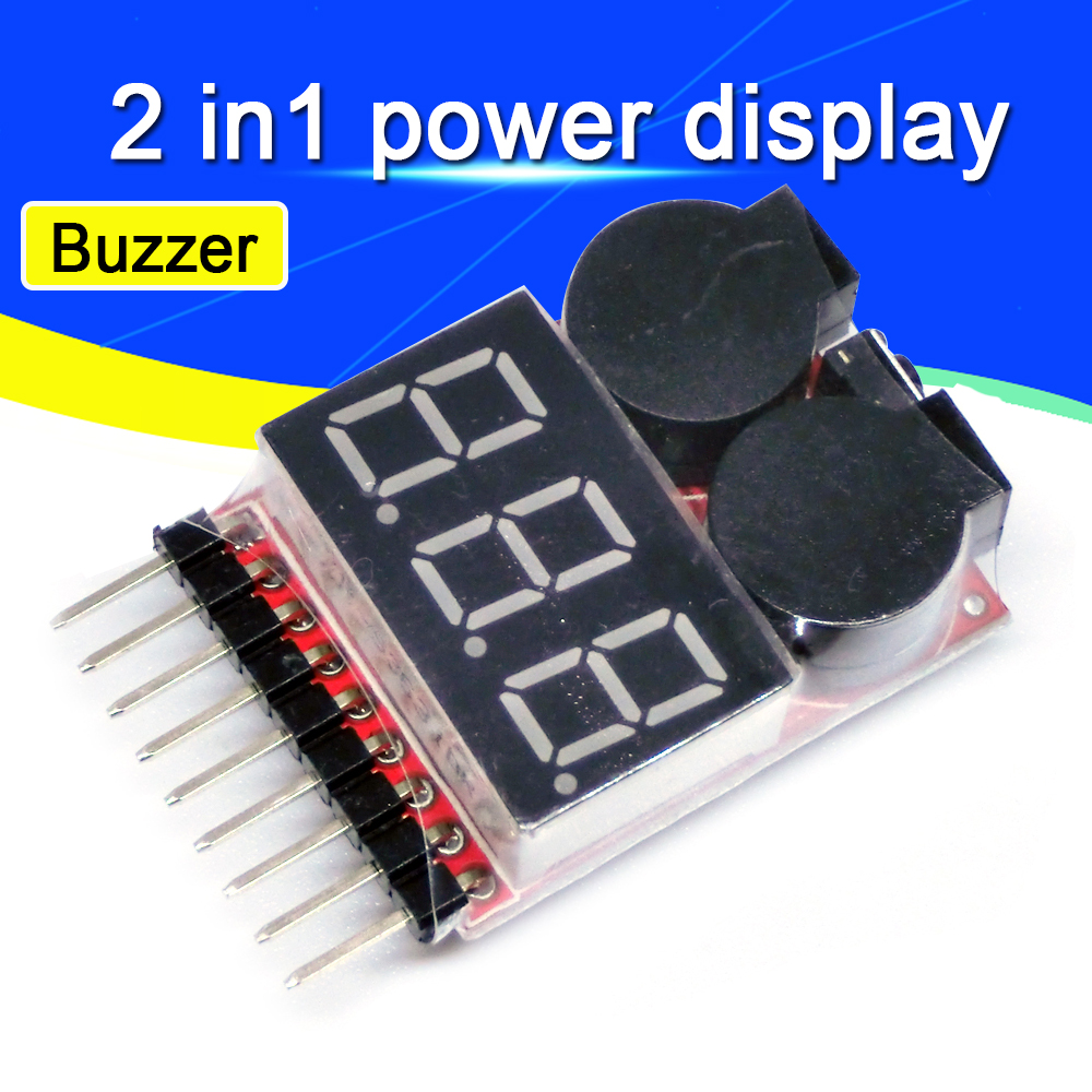 For 1S/2s/3s/4s/5s/6s/7s/8s Lo - Drone Battery Alarm recensie en prijs