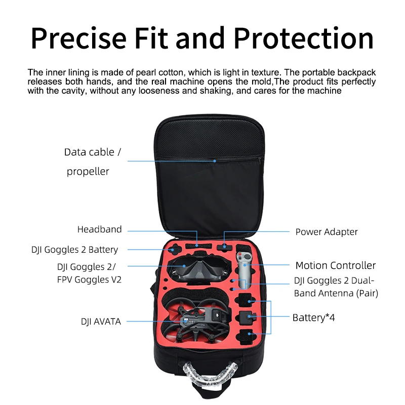 Portable Case Backpack Nylon W - Drone Battery Bag recensie en prijs
