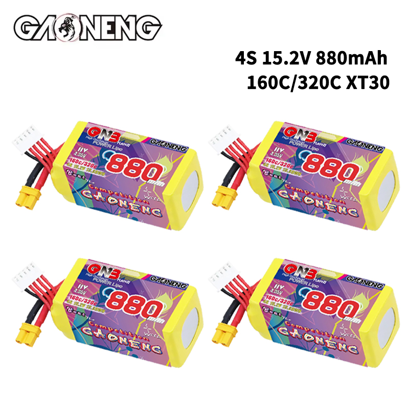 GNB 4S 880mAh 15.2V 160C/320C  - Drone Battery Connector recensie en prijs