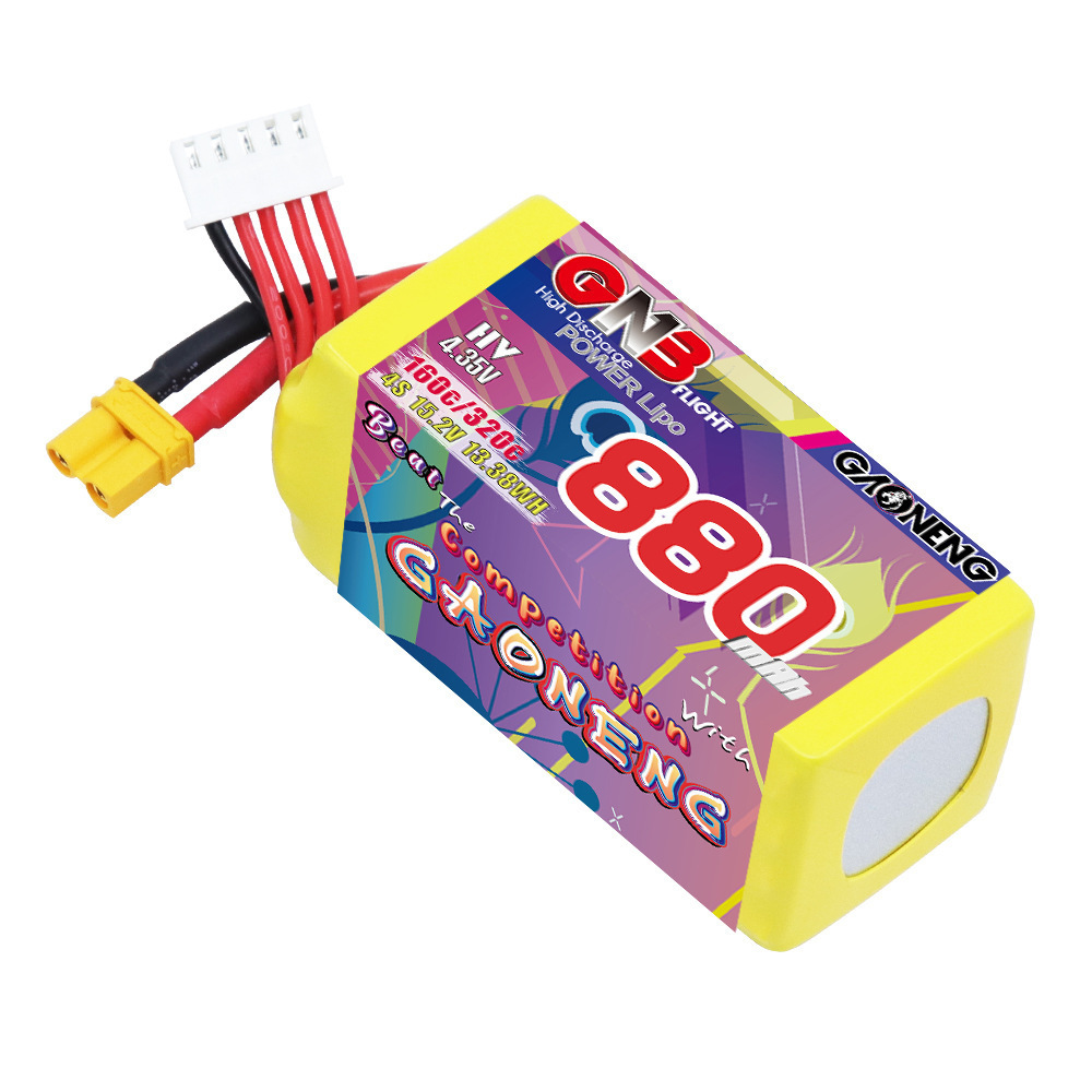 GNB 4S 880mAh 15.2V 160C/320C  - Drone Battery Connector recensie en prijs