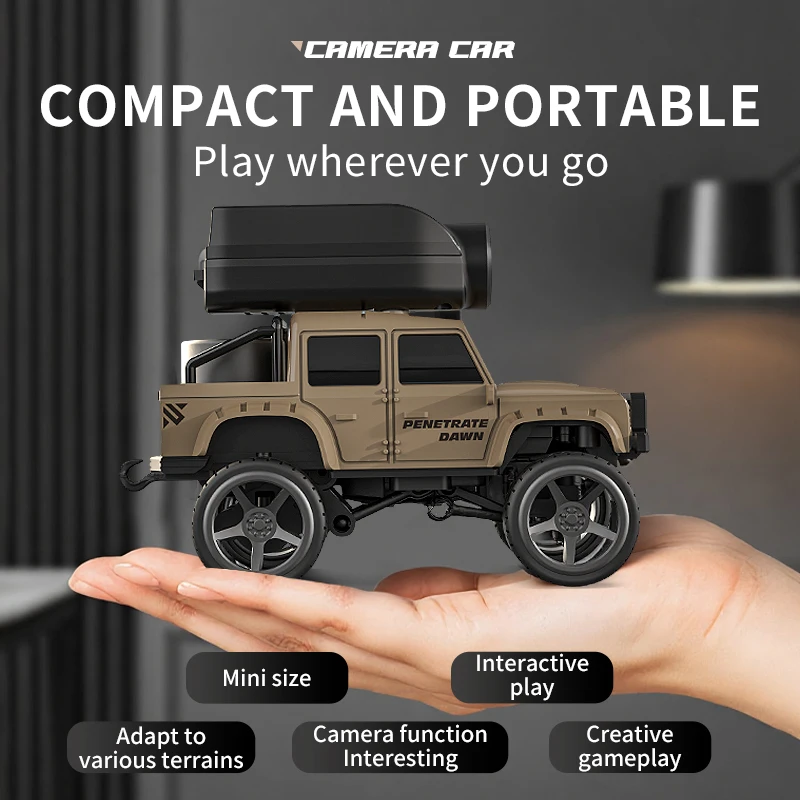1:64 Mini Alloy FPV RC Car Wit - Drone Battery Alarm recensie en prijs
