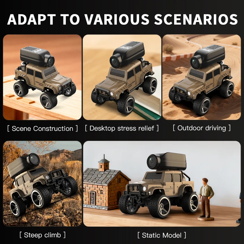1:64 Mini Alloy FPV RC Car Wit - Drone Battery Alarm recensie en prijs