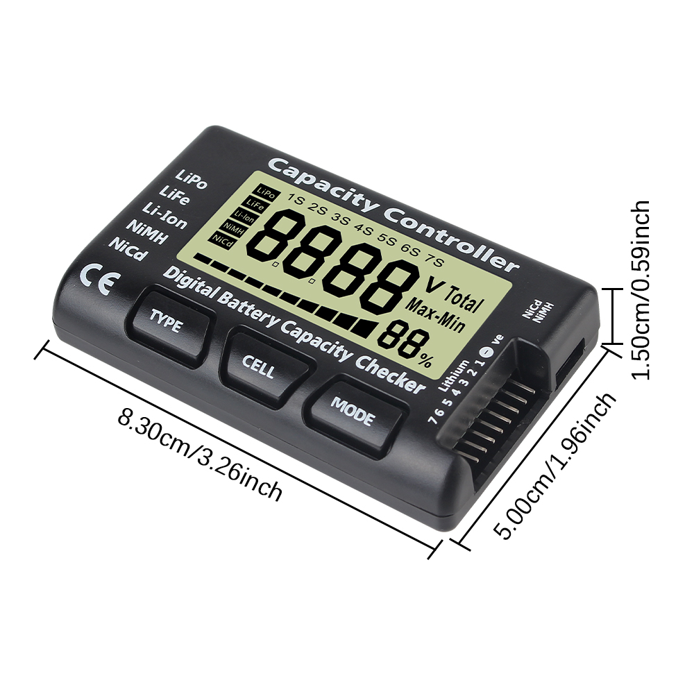 CellMeter 7 Battery Voltage Ca - Drone Battery Voltage Checker recensie en prijs