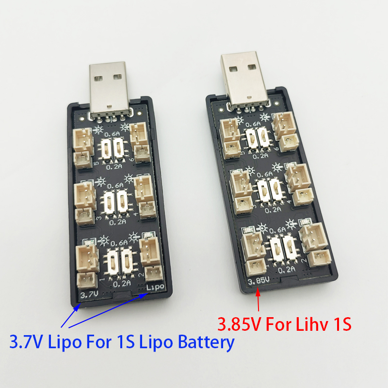6CH USB 1S LiPo/LiHv 3.7V/4.2V - Drone Battery Balance Charger recensie en prijs