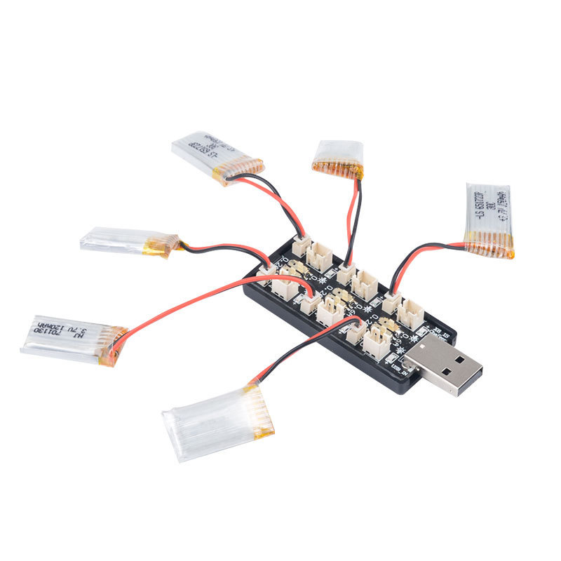 6CH USB 1S LiPo/LiHv 3.7V/4.2V - Drone Battery Balance Charger recensie en prijs