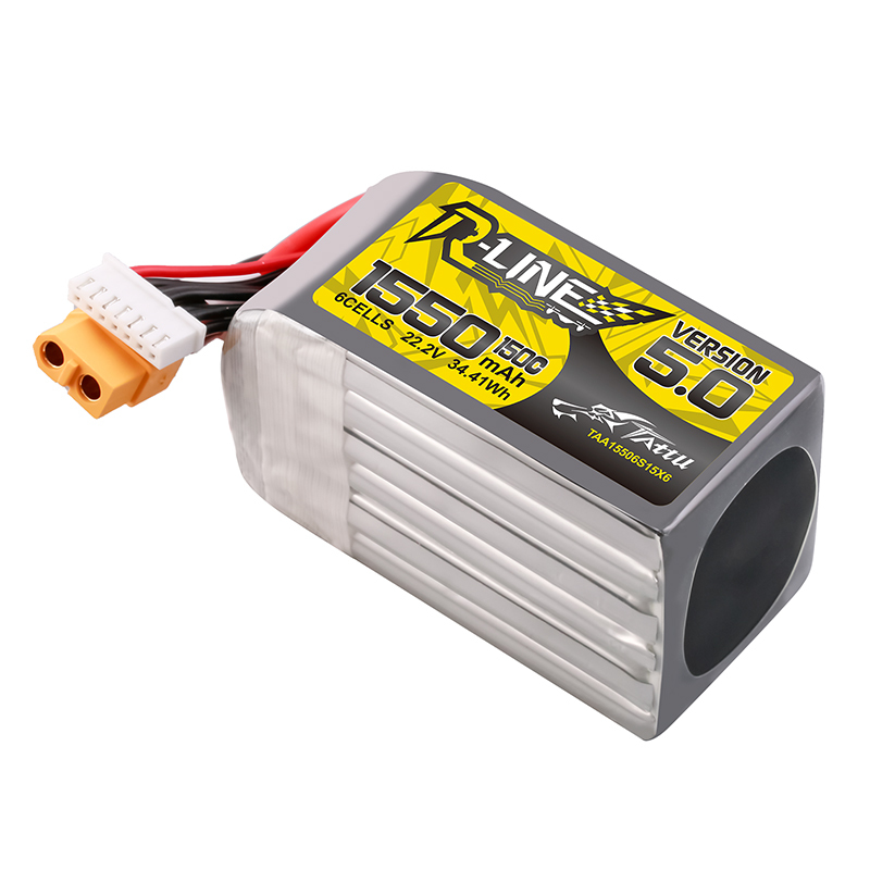 TATTU-R-LINE 5.0 22.2V 1550mAh - Drone Battery 6S recensie en prijs