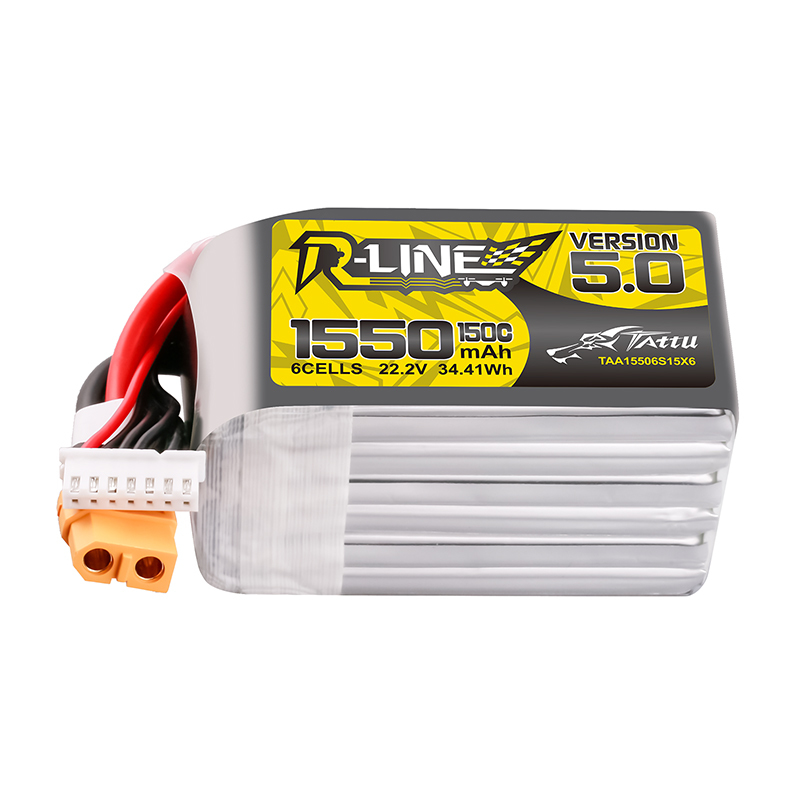 TATTU-R-LINE 5.0 22.2V 1550mAh - Drone Battery 6S recensie en prijs