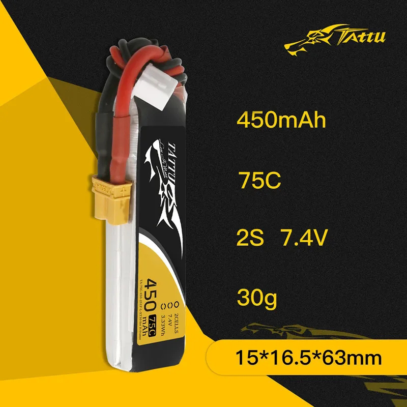 3Pcs NEW TATTU 450/500/550mAh  - Drone Battery 3S recensie en prijs