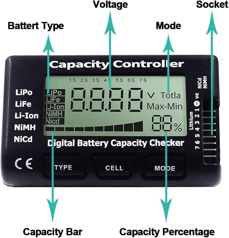 RC Cellmeter 7 Digital Battery - Drone Battery Voltage Checker recensie en prijs