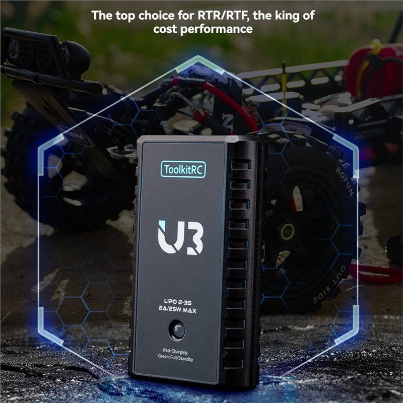 Toolkitrc U3 Battery 2A 25W 2- - Drone Battery 3S recensie en prijs