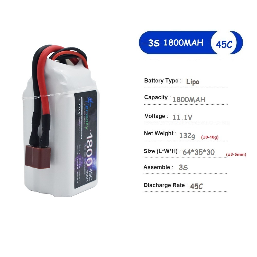 11.1V LiPo Battery 3S 1500mah  - Drone Battery 3S recensie en prijs