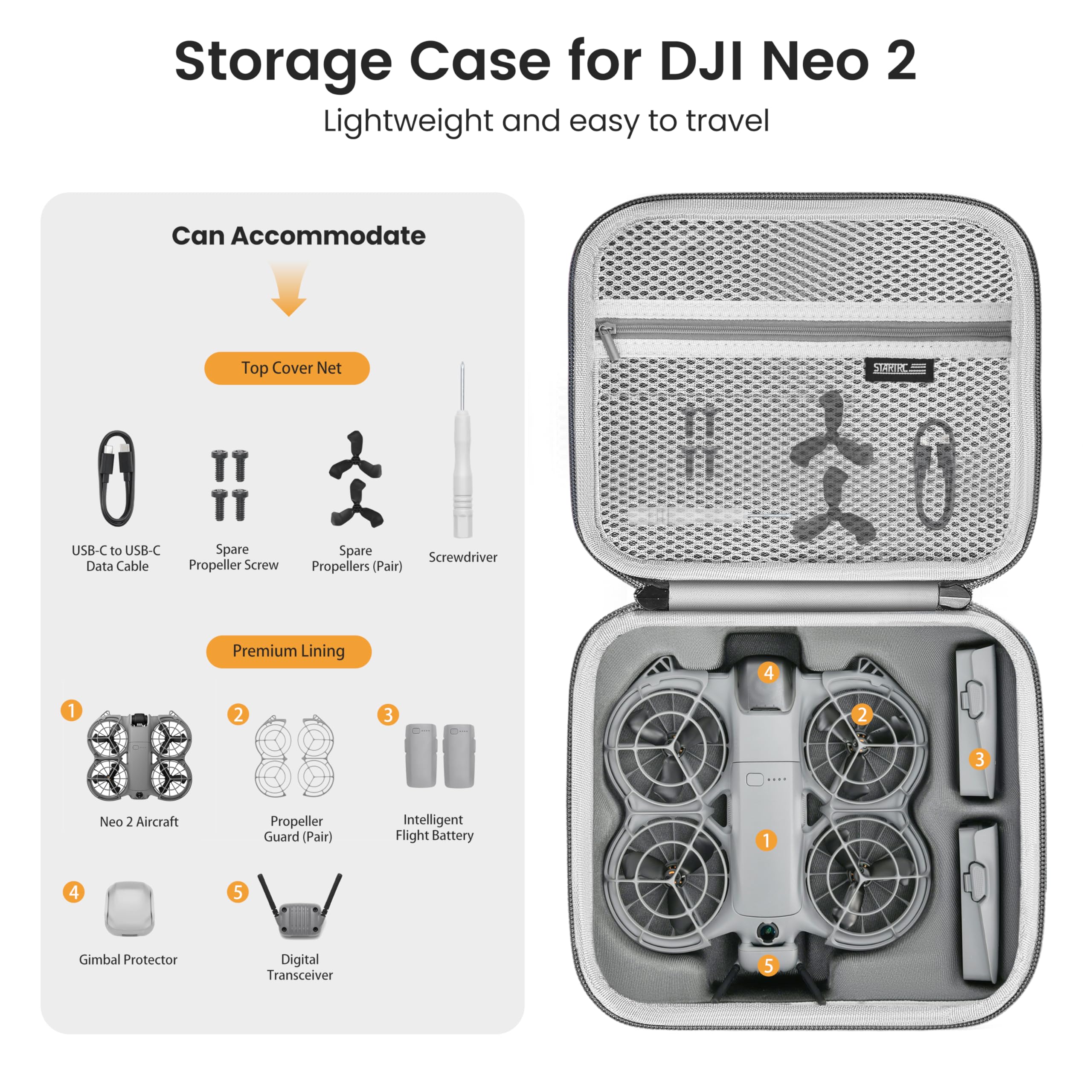 Neo 2 Portable PU Shoulder Bag - Drone Battery Bag recensie en prijs