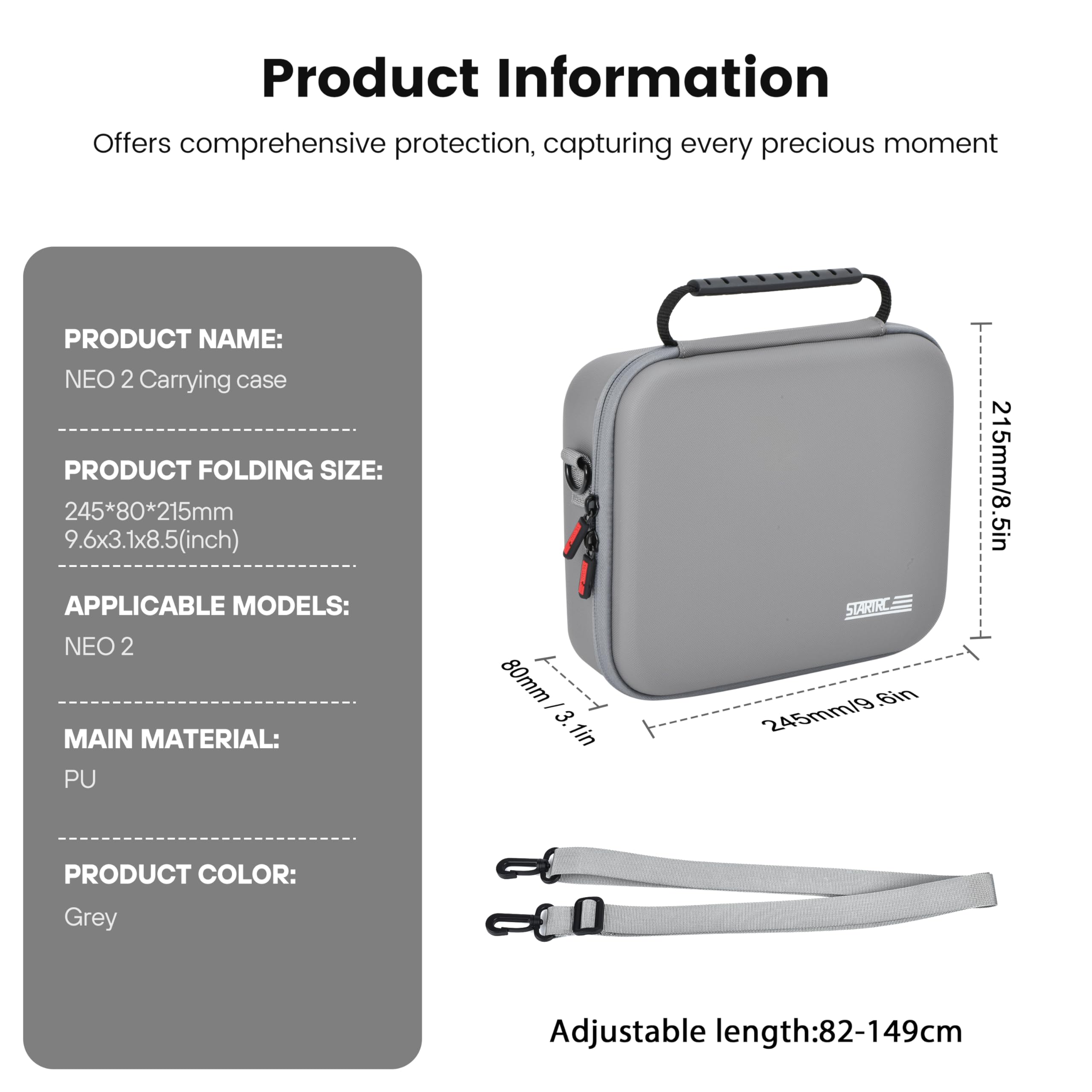 Neo 2 Portable PU Shoulder Bag - Drone Battery Bag recensie en prijs