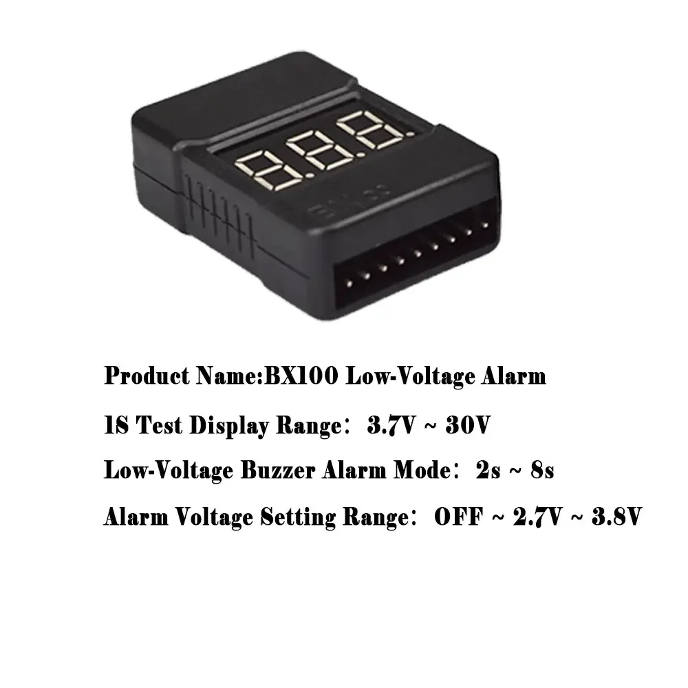 BX100 1-8S Lipo Battery Voltag - Drone Battery Alarm recensie en prijs