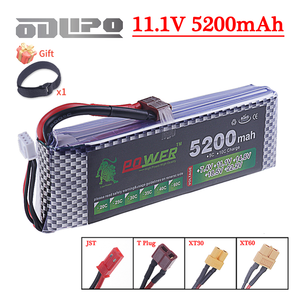 3S Lipo Battery 11.1V 5200mah  - Drone Battery 3S recensie en prijs