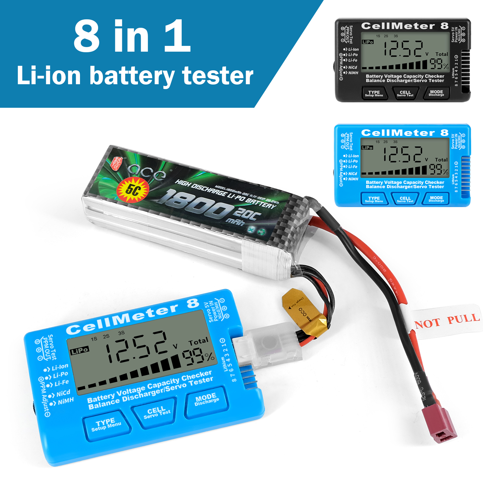 Rc Cellmeter-8 Digital Battery - Drone Battery Voltage Checker recensie en prijs